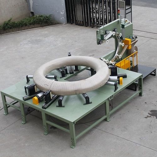 Паллетообмотчик с вращающимся кольцом - FPW2500 - Shanghai Fhope machinery co.,ltd - автоматический / с ручным приводом / для катушки провода