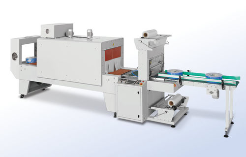 Автоматическая обверточная машина - SK-080B - Shanghai Fhope machinery co.,ltd - для картона / для напитков / с тоннелем для усадки
