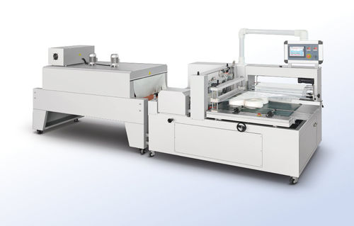 Полностью автоматическая обверточная машина - MO-600 - Shanghai Fhope machinery co.,ltd - с тоннелем для усадки / с боковой сваркой / горизонтальная