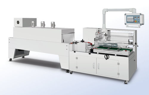 Автоматическая обверточная машина - MO-350 - Shanghai Fhope machinery co.,ltd - с тоннелем для усадки / с боковой сваркой / горизонтальная