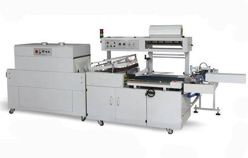 Полностью автоматическая обверточная машина - FP-400LC+SH-450C - Shanghai Fhope machinery co.,ltd - для картона / со сварочной планкой / горизонтальная