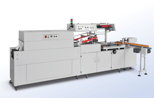 Автоматическая обверточная машина - FP-400LB+SH-450C - Shanghai Fhope machinery co.,ltd - в бутылки / с тоннелем для усадки / со сварочной планкой