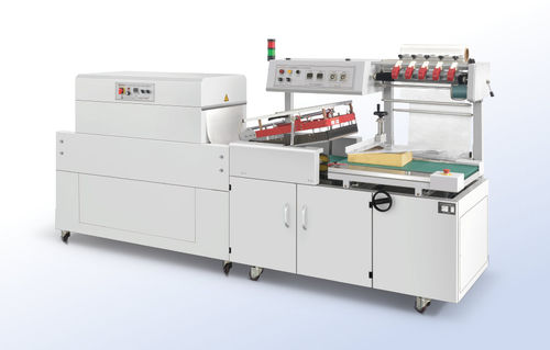 Полностью автоматическая обверточная машина - FP-400LA+SH-450C - Shanghai Fhope machinery co.,ltd - с тоннелем для усадки / со сварочной планкой