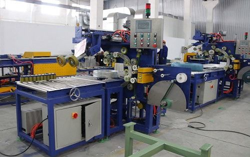 Горизонтальный паллетообмотчик - Shanghai Fhope machinery co.,ltd - с вращающимся кольцом / автоматический / для подшипника