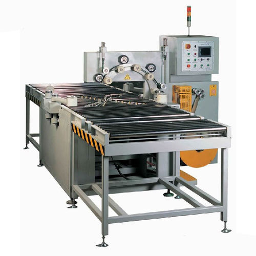 Горизонтальный паллетообмотчик - FPB-400 - Shanghai Fhope machinery co.,ltd - с вращающимся кольцом / автоматический / для подшипника