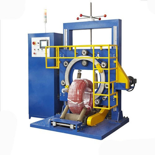 Паллетообмотчик с вращающимся кольцом - FPH-400 - Shanghai Fhope machinery co.,ltd - вертикальный / автоматический / для кольцевых труб