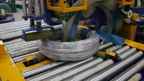 Паллетообмотчик с вращающимся кольцом - Shanghai Fhope machinery co.,ltd - автоматический / для катушки провода / для стальной проволоки