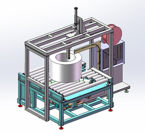 Автоматическая обвязочная машина - Shanghai Fhope machinery co.,ltd - для стальной катушки / 380В трехфазная / для производства упаковки
