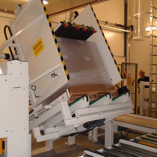 Автоматизированное устройство замены паллет - Shanghai Fhope machinery co.,ltd - неподвижное / для пищевой промышленности и для производства напитков