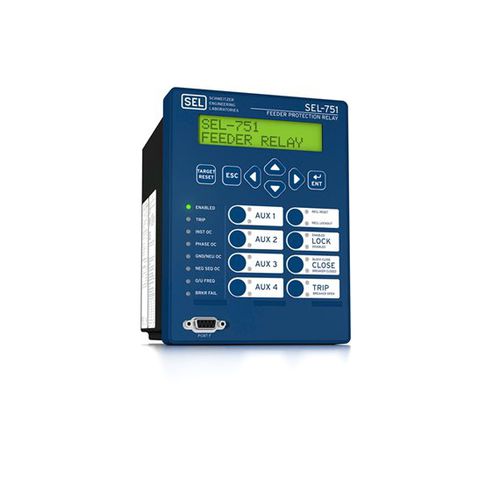 Защитное реле скачков напряжений - SEL-751 - Schweitzer Engineering Laboratories - недонапряжение / тока перегрузки / для электрической дуги