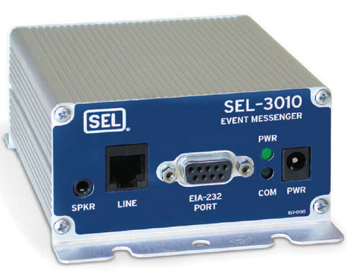Регистратор событий регистратор - SEL-3010 - Schweitzer Engineering Laboratories - с сигналом тревоги