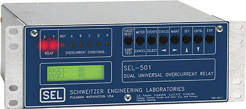 Защитное реле тока перегрузки - SEL-501 - Schweitzer Engineering Laboratories - трехфазовое / для электрического двигателя / программируемое