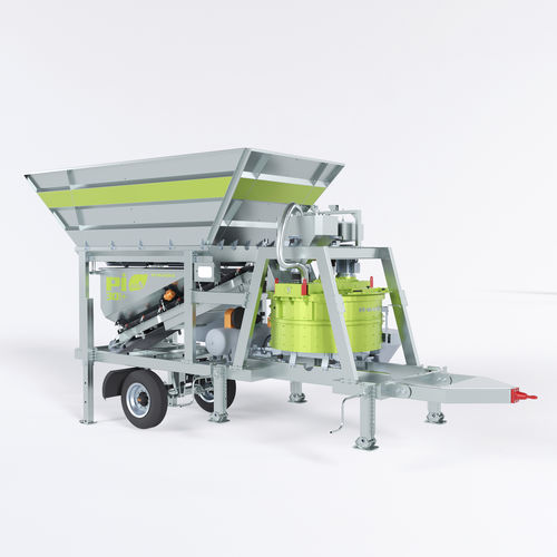 Мобильная бетоносмесительная установка - Pi 30 FT - Pi Makina Construction Machines - компактная / специальная