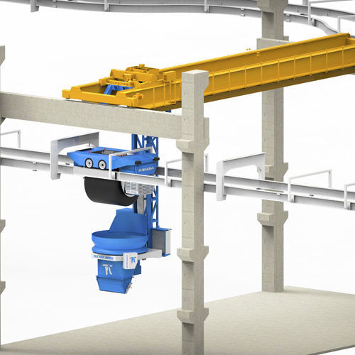 Бункер для распределения - Pi Fly - Pi Makina Construction Machines - бетонный / транспортный