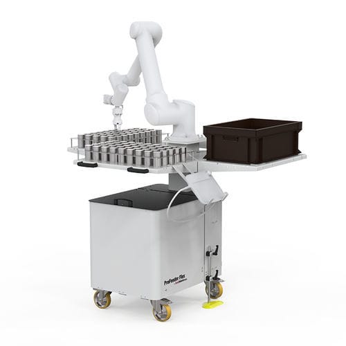 Роботизированная ячейка для питания - ProFeeder Flex - EasyRobotics - для разгрузочно-погрузочных работ / с повышенной гибкостью / компактная