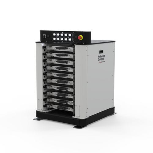 Роботизированная ячейка для обслуживания станка - ProFeeder Compact - EasyRobotics - для линии сборки / компактная / с емкостью для хранения деталей