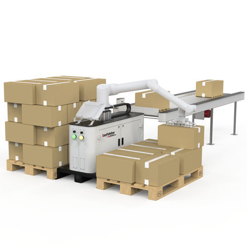 Роботизированный штабелер - EasyPalletizer - EasyRobotics - для ящиков / автоматический / шарнирный