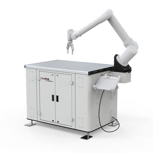 Роботизированная ячейка для сборки - EasyDesk Alu - EasyRobotics - для отделки / для измерений / для обработки поверхностей