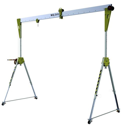 Мобильный козловой кран - Alu PLUS  - VINCA EQUIPOS INDUSTRIALES - из алюминия / с регулируемой высотой / легкий