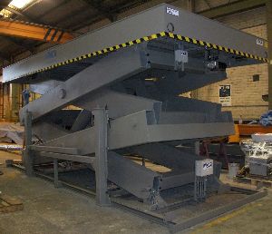 Двойной ножничный подъемный стол - HMDR - VINCA EQUIPOS INDUSTRIALES - электрогидравлический / стационарный / с вращающейся основой