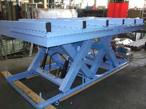 Тандемный ножничный подъемный стол - HMT - VINCA EQUIPOS INDUSTRIALES - электрогидравлический / стационарный / для высоких нагрузок
