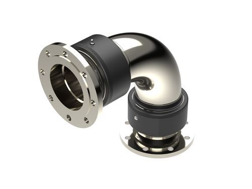 Поворотное соединение для воды - E2-FF4 - ROTOTECH MAKİNA SAN. VE DIŞ TİC. LTD. ŞTİ. - для масла / для использования в условиях высоких температур / промышленное