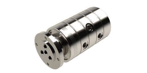 Поворотное соединение для пищевых продуктов - M2-S3 SS series - ROTOTECH MAKİNA SAN. VE DIŞ TİC. LTD. ŞTİ. - 3 прохода / для непрерывного литья / для использования с каучуком и пластиками
