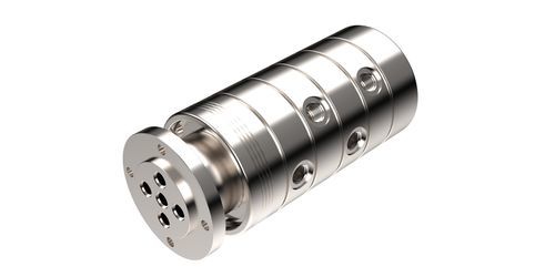 Поворотное соединение для пищевых продуктов - M2-S4 SS series - ROTOTECH MAKİNA SAN. VE DIŞ TİC. LTD. ŞTİ. - 4 прохода / для непрерывного литья / для использования с каучуком и пластиками