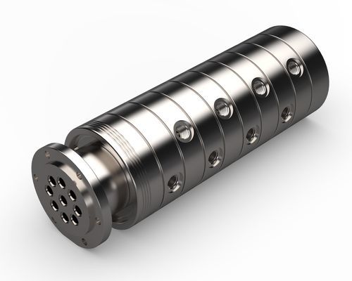 Поворотное соединение для пищевых продуктов - M2-S8 SS series - ROTOTECH MAKİNA SAN. VE DIŞ TİC. LTD. ŞTİ. - 8 проходов / для непрерывного литья / для использования с каучуком и пластиками