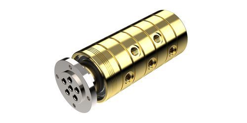 Поворотное соединение для химических продуктов - M2-SR5 series - ROTOTECH MAKİNA SAN. VE DIŞ TİC. LTD. ŞTİ. - 5 проходов / для непрерывного литья / промышленное