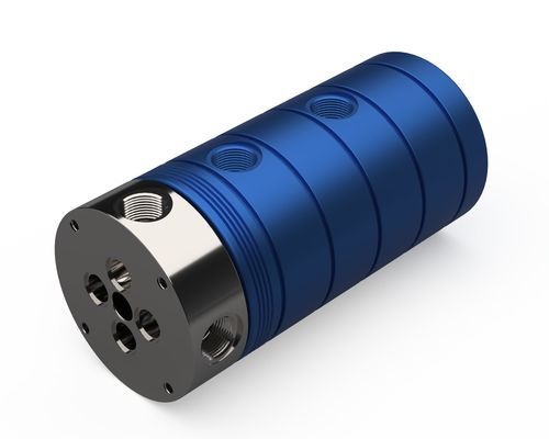Поворотное соединение для воздуха - M4-4X A series - ROTOTECH MAKİNA SAN. VE DIŞ TİC. LTD. ŞTİ. - 4 прохода / промышленное / гидравлическое