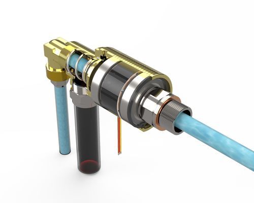 Поворотное соединение для воды - 3000 E Series - ROTOTECH MAKİNA SAN. VE DIŞ TİC. LTD. ŞTİ. - для непрерывного литья / промышленное / для ветрогенератора