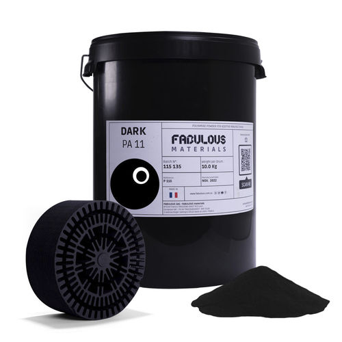 Порошок для 3D-принтера SLS - DARK PA11 black - FABULOUS - нейлон® / PA / износостойкий