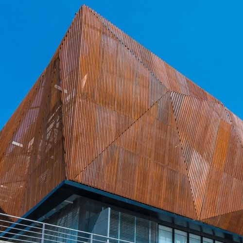 Решетчатый настил из стали - Corten - GEI - прессованный / для покрытия