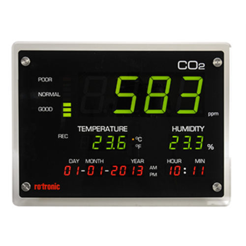 Табло LCD - Rotronic CO2 Display - Process Sensing Technologies - для измерения температуры / для измерения относительной влажности / для измерения CO2