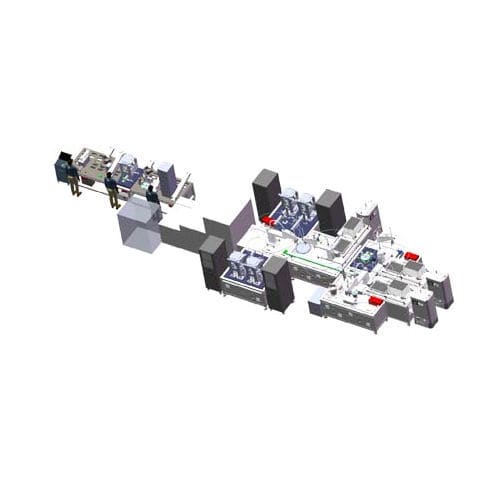 Полностью автоматическая линия сборки - RoboTechnik Intelligent Technology Co., Ltd. - модульная / для контроля / испытательная