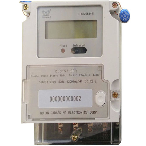 Монофазовый Электрический счетчик электроэнергии - DDS155F - Wuhan Radarking Electronics Corp - для установки на панель / RS-485 / цифровой