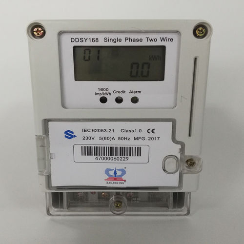 Монофазовый Электрический счетчик электроэнергии - DDSY150-C - Wuhan Radarking Electronics Corp - вставной / с дисплеем LCD / 50 Гц