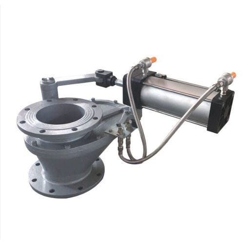 Дисковый клапан - XZF series  - Zhejiang Gute Pneumatic Machinery Co., Ltd - пневматический / для нефтехимической промышленности / абразивный