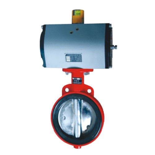 Клапан поворотный затвор - D671X - Zhejiang Gute Pneumatic Machinery Co., Ltd - пневматический / для контроля / малого размера