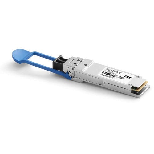 Приемопередатчик для оптоволокна - TSQL4-E11GD3C - T&S Communications - Gigabit Ethernet / QSFP+