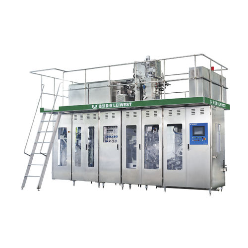 Продезинфицированная наполнительная машина - LWG2A - GUANGZHOU LEIWEST PAK CO.,LTD. - автоматическая / для картонных коробок / для жидкости