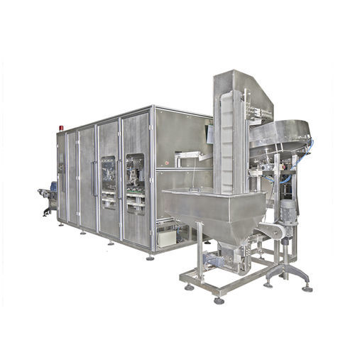 Ротационное устройство закупорки бутылок - TGJ-1 - GUANGZHOU LEIWEST PAK CO.,LTD. - модульное / с сервоприводом / чашки