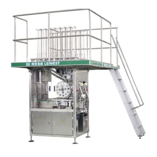 Ротационное устройство закупорки бутылок - JGS-1 - GUANGZHOU LEIWEST PAK CO.,LTD. - автоматическое / для шпуль / для пробок