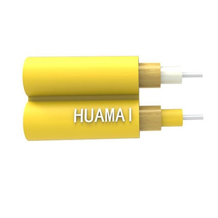 Оптический кабель с замедлителем пламени - Nanjing Huamai Technology Company - с двухволоконным оптическим кабелем для шнуров с перемычкой / для внутреннего пользования / из арамидной нити