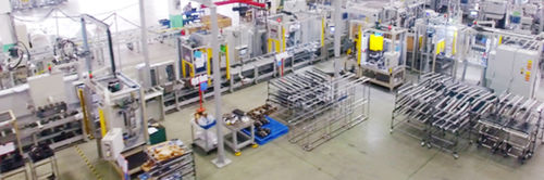 Испытательная линия сборки - Dalian Haosen Equipment Manufacturing Company - с поддоном