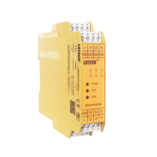 Реле безопасности с аварийной остановкой - SR4P2A1B24C - Shandong laien optic-electronic technology co.,ltd. - для воздушного барьера / 1NF / 2NO