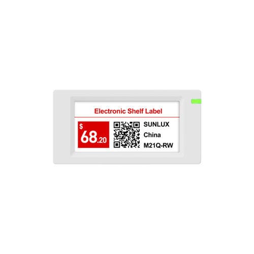 Этикетка сигнальная лампа - M21Q-RW - SUNLUX IOT Technology (Guangdong) Inc. - для лучей / прямоугольная / белая