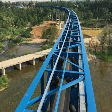 Трубчатая конвейерная лента - ZHEJIANG DOUBLE ARROW RUBBER CO., LTD. - из каучука / высокое сопротивление / со стальными тросами