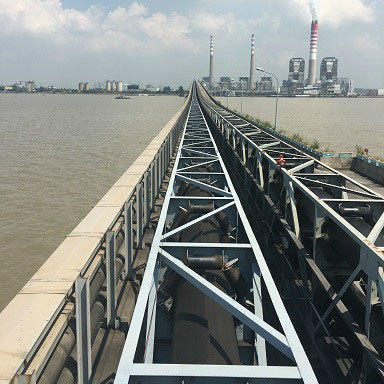 Трубчатая конвейерная лента - ZHEJIANG DOUBLE ARROW RUBBER CO., LTD. - из каучука / из ткани / для процесса